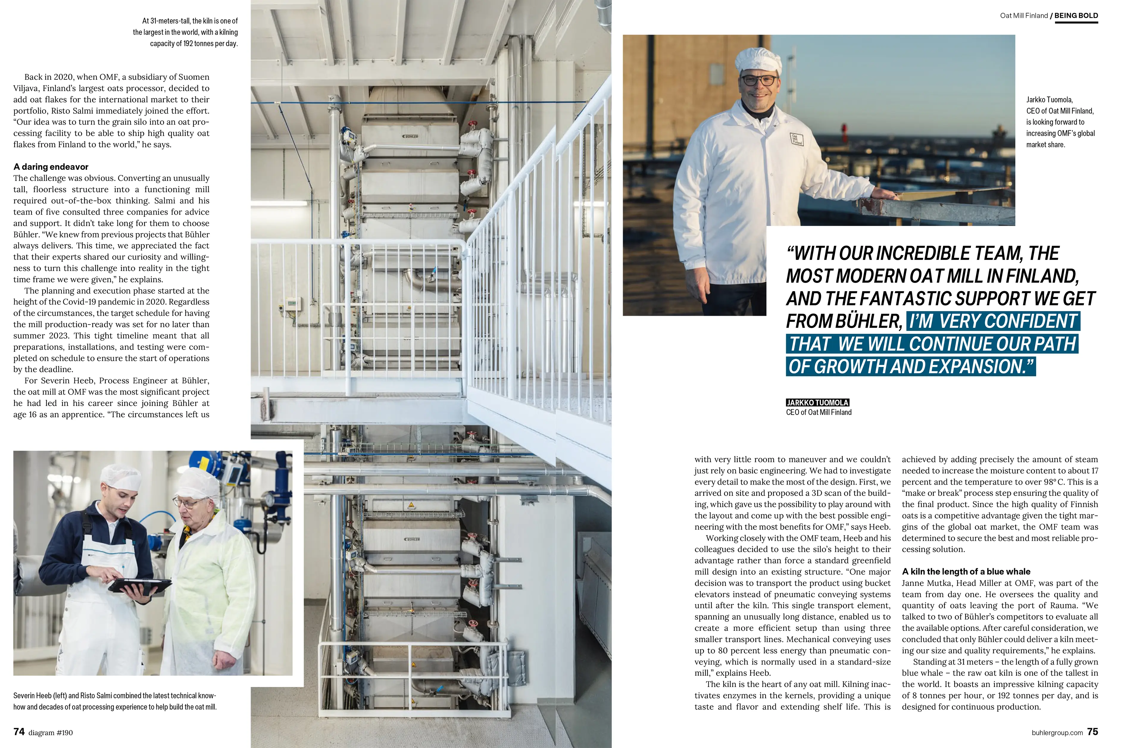 Magazin-Spread 2 – Kiln und Team